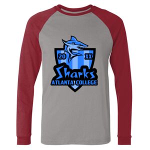 Long Sleeve Jersey Baseball Tee Thumbnail