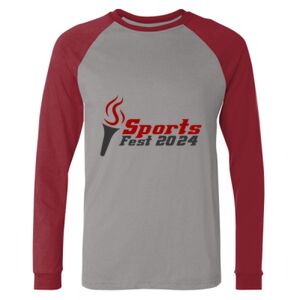 Long Sleeve Jersey Baseball Tee Thumbnail