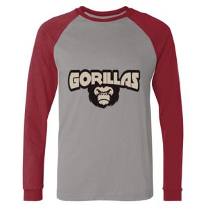 Long Sleeve Jersey Baseball Tee Thumbnail