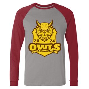 Long Sleeve Jersey Baseball Tee Thumbnail
