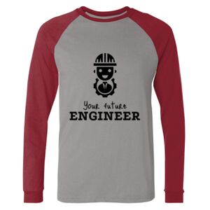 Long Sleeve Jersey Baseball Tee Thumbnail