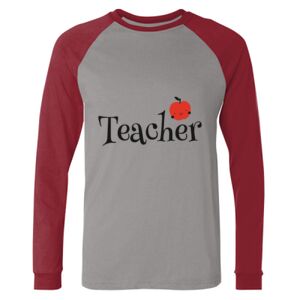 Long Sleeve Jersey Baseball Tee Thumbnail