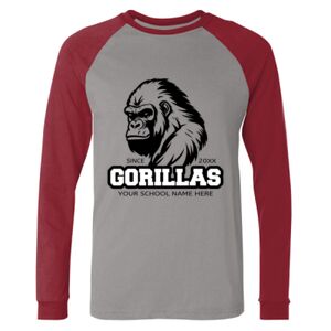 Long Sleeve Jersey Baseball Tee Thumbnail