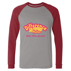 Long Sleeve Jersey Baseball Tee Thumbnail