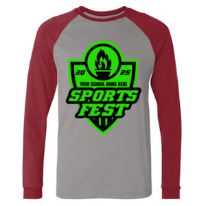 Long Sleeve Jersey Baseball Tee Thumbnail
