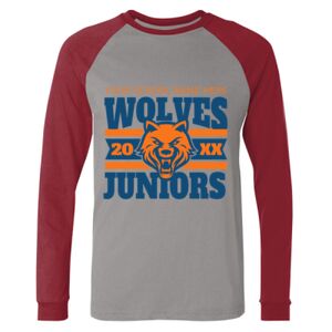 Long Sleeve Jersey Baseball Tee Thumbnail