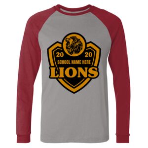 Long Sleeve Jersey Baseball Tee Thumbnail