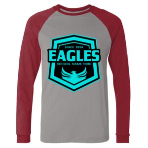 Long Sleeve Jersey Baseball Tee Thumbnail