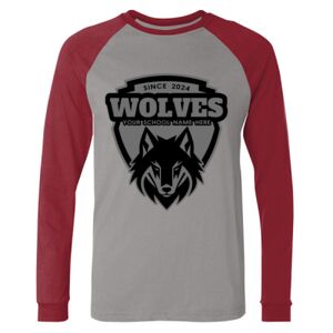 Long Sleeve Jersey Baseball Tee Thumbnail
