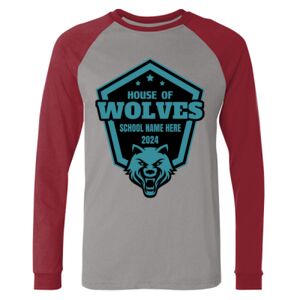 Long Sleeve Jersey Baseball Tee Thumbnail