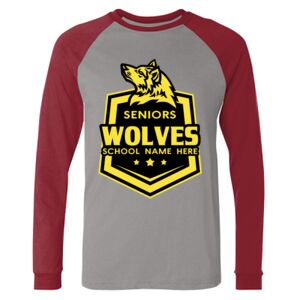 Long Sleeve Jersey Baseball Tee Thumbnail