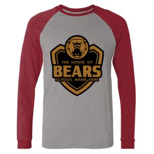 Long Sleeve Jersey Baseball Tee Thumbnail