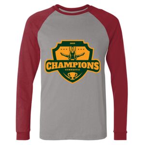 Long Sleeve Jersey Baseball Tee Thumbnail