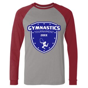 Long Sleeve Jersey Baseball Tee Thumbnail