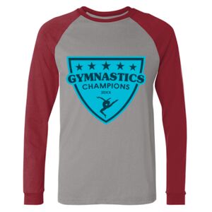 Long Sleeve Jersey Baseball Tee Thumbnail