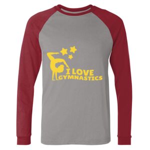 Long Sleeve Jersey Baseball Tee Thumbnail