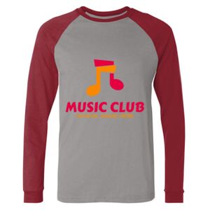 Long Sleeve Jersey Baseball Tee Thumbnail