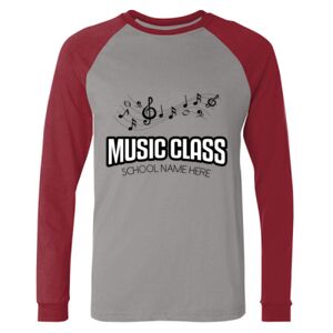 Long Sleeve Jersey Baseball Tee Thumbnail