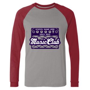 Long Sleeve Jersey Baseball Tee Thumbnail