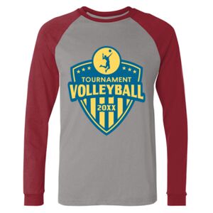 Long Sleeve Jersey Baseball Tee Thumbnail