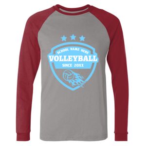 Long Sleeve Jersey Baseball Tee Thumbnail