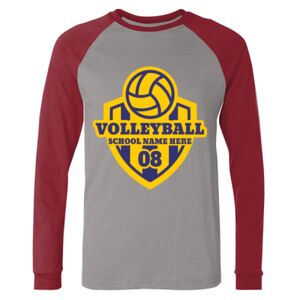Long Sleeve Jersey Baseball Tee Thumbnail