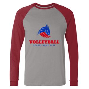 Long Sleeve Jersey Baseball Tee Thumbnail