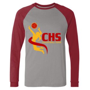 Long Sleeve Jersey Baseball Tee Thumbnail