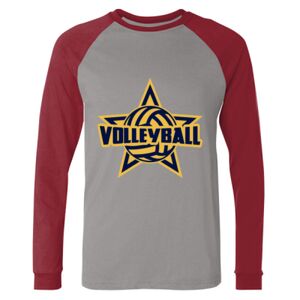 Long Sleeve Jersey Baseball Tee Thumbnail