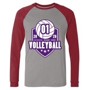 Long Sleeve Jersey Baseball Tee Thumbnail