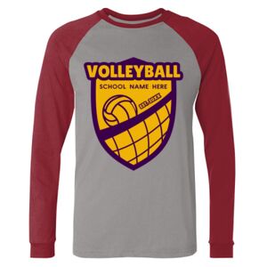 Long Sleeve Jersey Baseball Tee Thumbnail