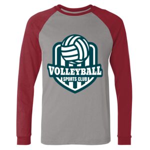 Long Sleeve Jersey Baseball Tee Thumbnail