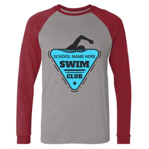 Long Sleeve Jersey Baseball Tee Thumbnail