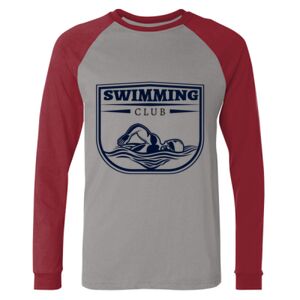 Long Sleeve Jersey Baseball Tee Thumbnail