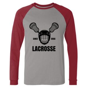 Long Sleeve Jersey Baseball Tee Thumbnail