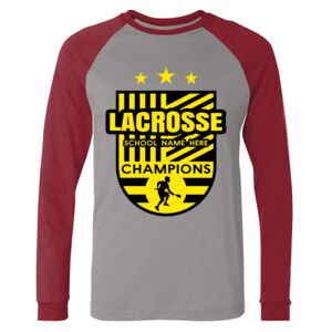 Long Sleeve Jersey Baseball Tee Thumbnail