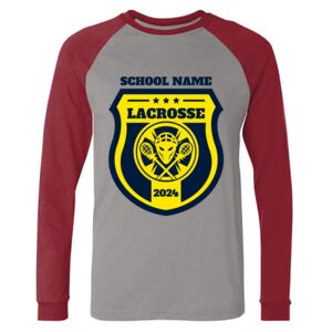 Long Sleeve Jersey Baseball Tee Thumbnail