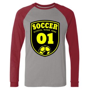 Long Sleeve Jersey Baseball Tee Thumbnail