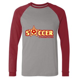 Long Sleeve Jersey Baseball Tee Thumbnail