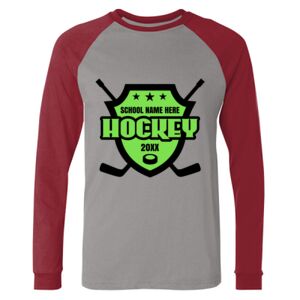 Long Sleeve Jersey Baseball Tee Thumbnail