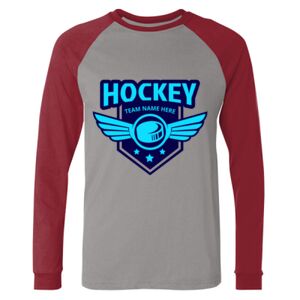 Long Sleeve Jersey Baseball Tee Thumbnail