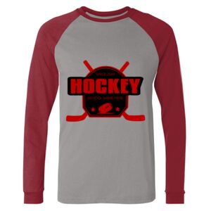 Long Sleeve Jersey Baseball Tee Thumbnail