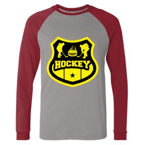 Long Sleeve Jersey Baseball Tee Thumbnail