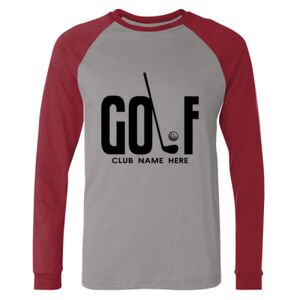 Long Sleeve Jersey Baseball Tee Thumbnail