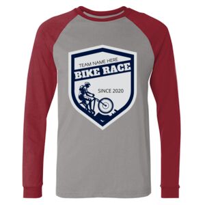 Long Sleeve Jersey Baseball Tee Thumbnail