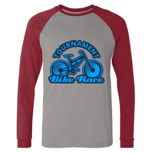 Long Sleeve Jersey Baseball Tee Thumbnail