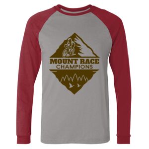 Long Sleeve Jersey Baseball Tee Thumbnail