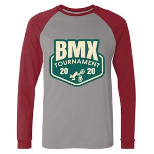 Long Sleeve Jersey Baseball Tee Thumbnail