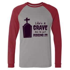 Long Sleeve Jersey Baseball Tee Thumbnail