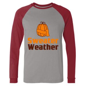 Long Sleeve Jersey Baseball Tee Thumbnail